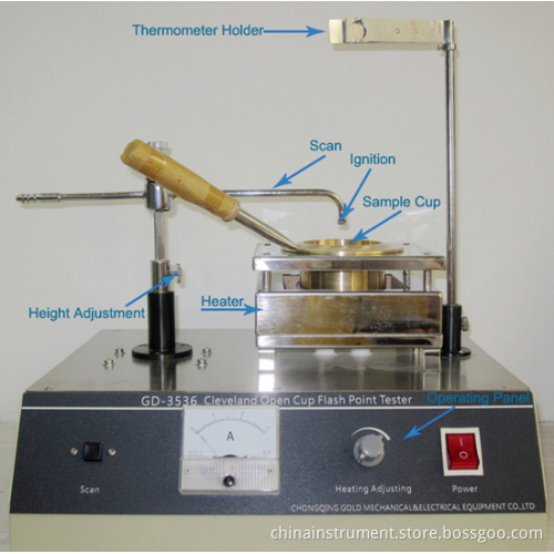 Gd-3536 Cleveland Open Cup Flash Point Tester